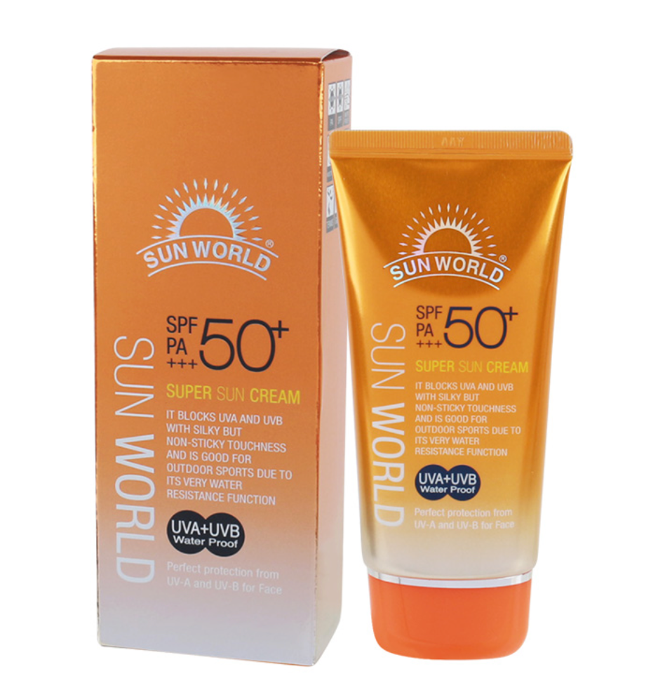 Sun World Super Sun Cream SPF 50+ PA+++ 80ml / 2.7 fl oz