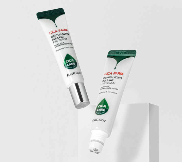FARM STAY Cica Farm Revitalizing Rolling Eye Serum 25ml / 0.84 fl oz