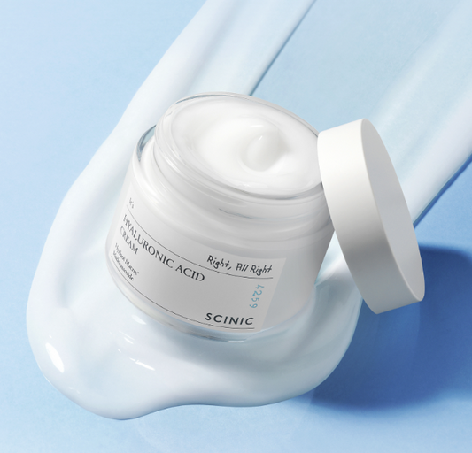 SCINIC Hyaluronic Acid Cream 80ml | 5-Layer Hyaluronic Moisture Lock Cream for Deep Hydration