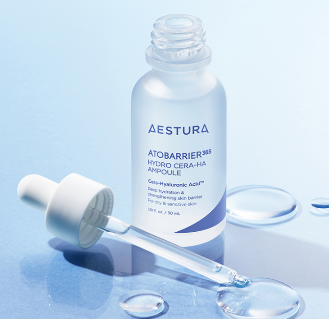 AESTURA Atobarrier 365 Hydro CERA-HA Ampoule 30ml | Hydrating Barrier Ampoule for Sensitive Skin