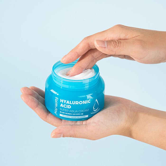 FARM STAY Hyaluronic Acid Super Aqua Cream 100ml / 3.38 fl oz