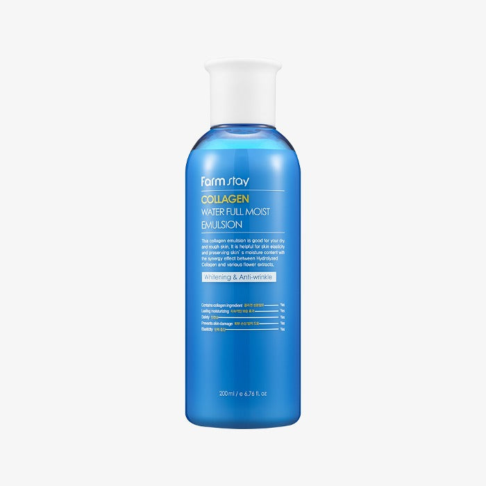 FARM STAY Collagen Water Full Moist Emulsion 200ml / 6.76 fl oz