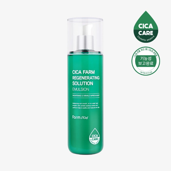 FARM STAY Cica Farm Regenerating Solution Emulsion 200ml / 6.76 fl oz