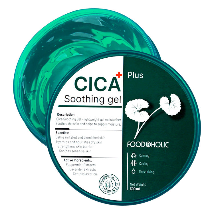 FOODAHOLIC Cica Plus Soothing Gel 300ml / 10.1 fl oz