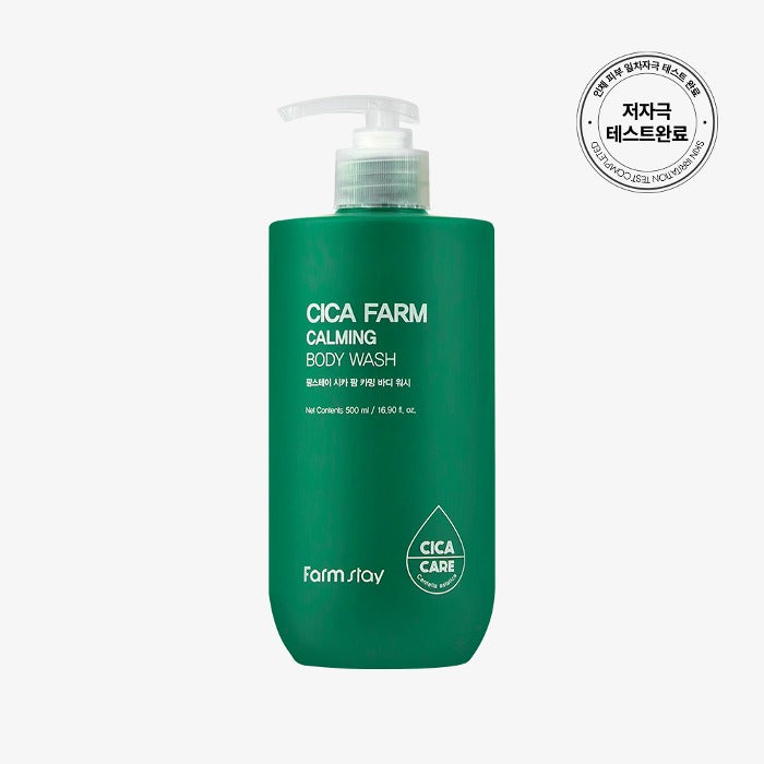 FARM STAY Cica Farm Calming Body Wash 500ml / 16.90 fl oz