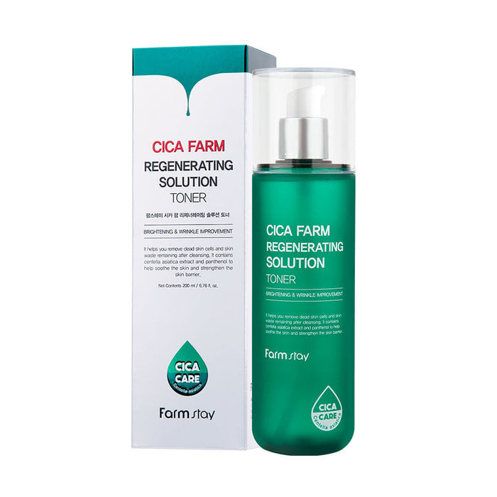 FARM STAY Cica Farm Regenerating Solution Toner 200ml / 6.76 fl oz