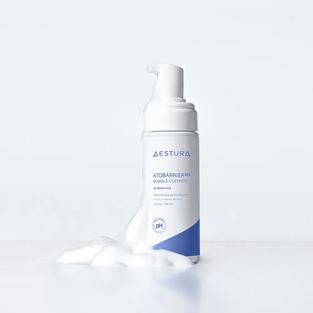 AESTURA Atobarrier 365 Bubble Cleanser 150ml | Mild pH Gentle Foaming Cleanser