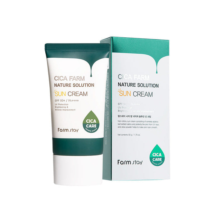 FARM STAY Cica Farm Nature Solution Sun Cream SPF 50+ PA++++ 50g / 1.76 fl oz