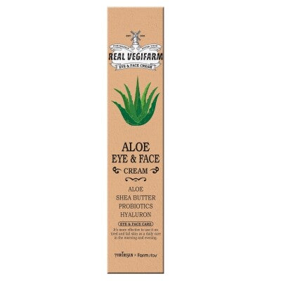 FORTHESKIN Superfood Real Vegifarm Aloe Eye & Face Cream | Soothing & Hydrating Anti-Wrinkle Moisturizer (45ml)
