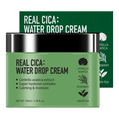 FORTHESKIN Real Cica Water Drop Cream | Soothing & Hydrating Centella Moisturizer (100ml)