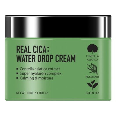 FORTHESKIN Real Cica Water Drop Cream | Soothing & Hydrating Centella Moisturizer (100ml)
