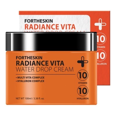 FORTHESKIN Radiance Vita Water Drop Cream | Niacinamide Brightening & Hydrating Glow Moisturizer (100ml)