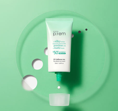 MAKE P:REM UV Defense Me No Sebum Sun Cream SPF50+ PA++++ 50ml / 1.69 fl oz
