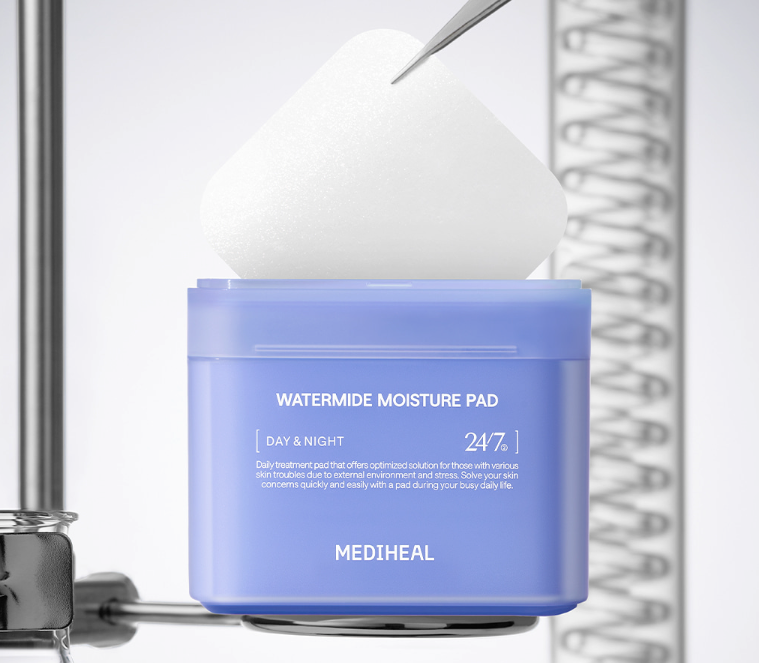 MEDIHEAL Watermide Moisture Pad 100EA * 170ml / 5.74 fl oz