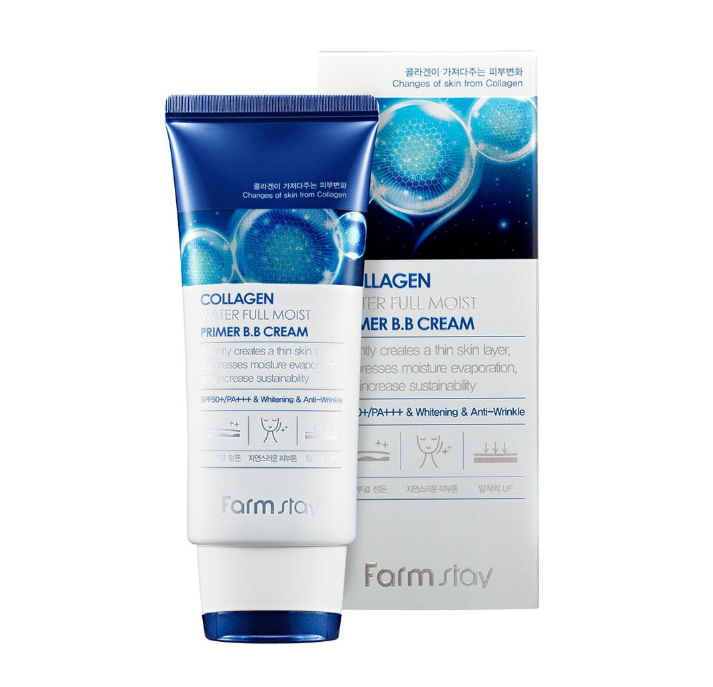 FARM STAY Collagen Water Full Moist Primer BB Cream SPF50+ PA++++ 50g / 1.76 fl oz