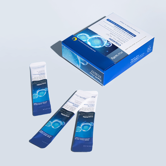 FARM STAY Collagen Water Full Moist Sleeping Mask 4ml / 0.13 fl oz * 20Pcs