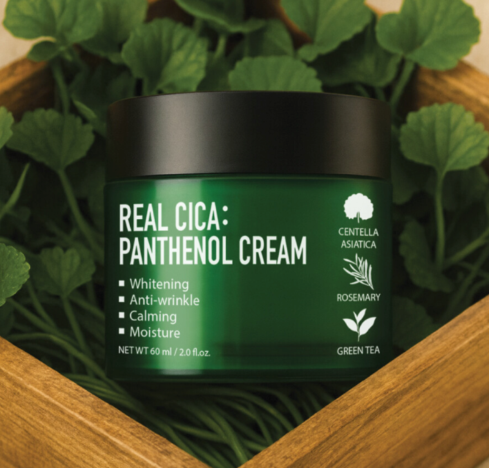 FORTHESKIN Real Cica Panthenol Cream | Calming & Barrier Repair Moisturizer (60ml)
