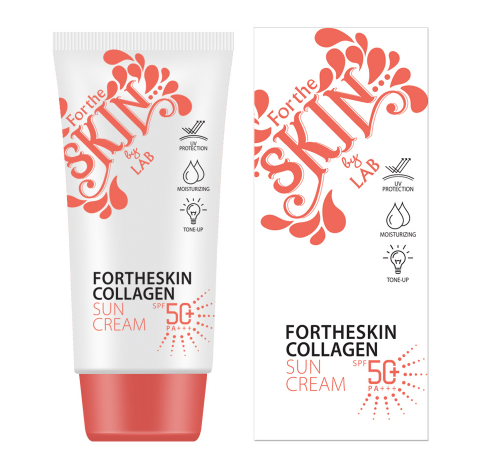 FORTHESKIN Collagen Sun Cream SPF50+ PA+++ | Firming & Brightening Mineral Sunscreen (70ml)