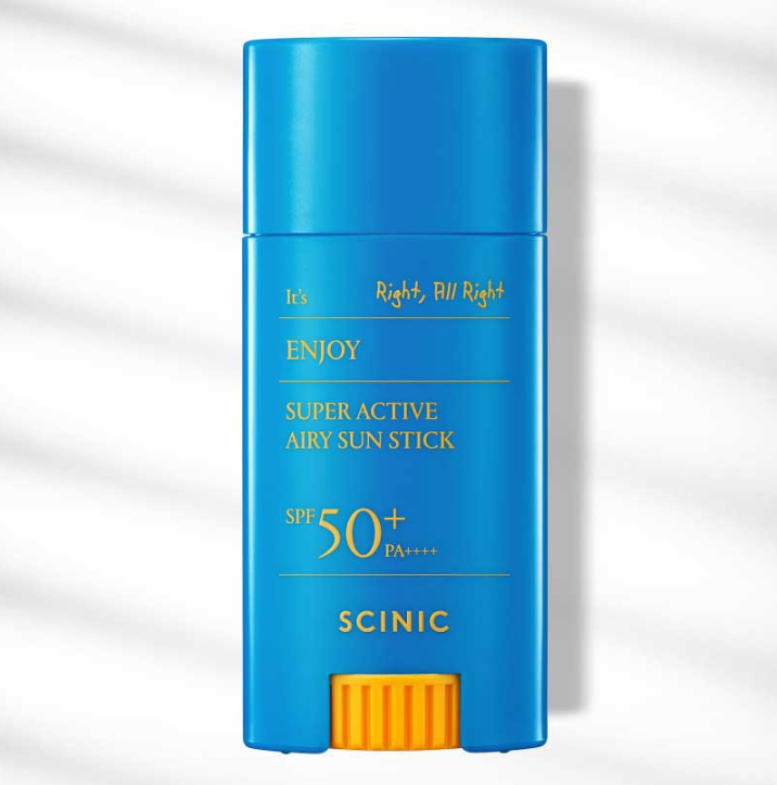 SCINIC Enjoy Super Active Airy Sun Stick SPF50+ PA++++ | Sweat-Proof, Anti-Pollution & Brightening UV Defense