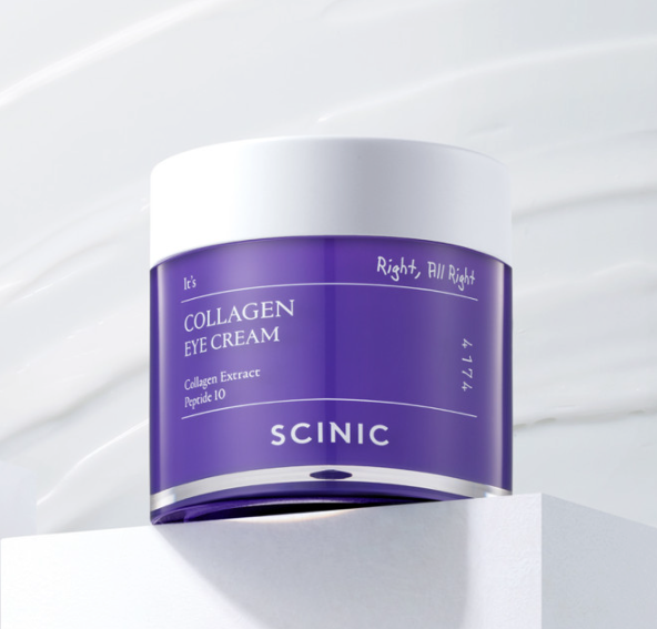 SCINIC Collagen Eye Cream 80ml / 2.7 fl oz | Dual-Functional Brightening & Wrinkle Care | Full-Face Firming Cream