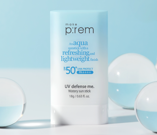 MAKE P:REM UV Defense Me Watery Sun Stick SPF50+ PA++++ 18g / 0.64 fl oz | Cooling Hydration & Lightweight UV Protection