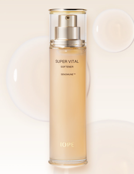 IOPE Super Vital Softener 150ml / 5.07 fl oz | 6th Generation Anti-Aging Toner with SENOMUNE™ & Bio-Seletenoid™