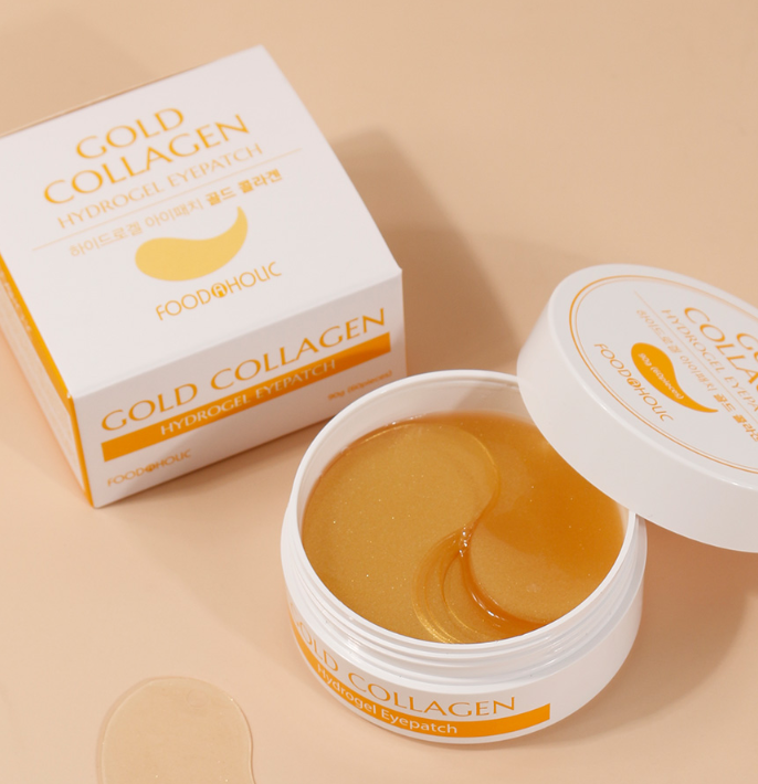 FOODAHOLIC Gold Collagen Hydrogel Eye Patch 60 Patches (90g)