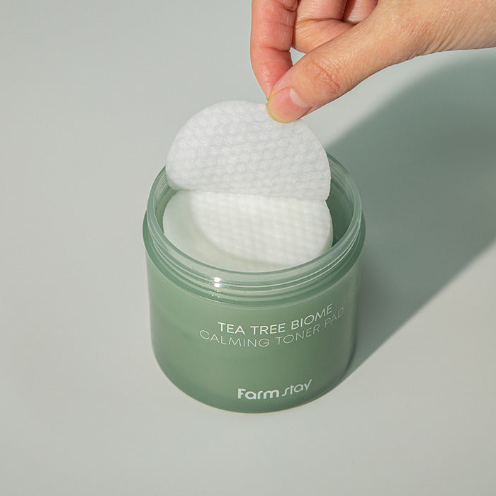 FARM STAY Tea Tree Biome Calming Toner Pad 140ml X 70 Pcs