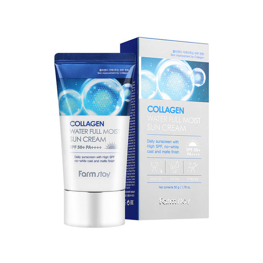 FARM STAY Collagen Water Full Moist Sun Cream SPF 50+ PA++++ 50g / 1.76 fl oz
