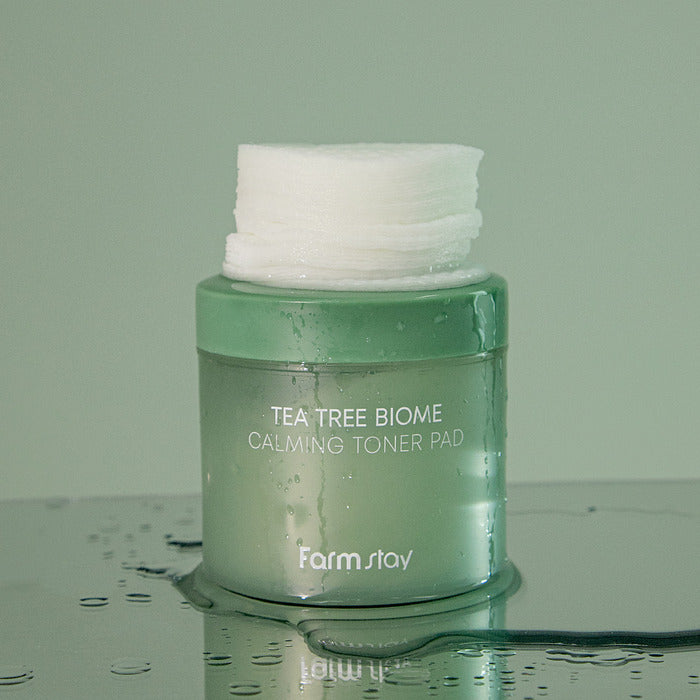FARM STAY Tea Tree Biome Calming Toner Pad 140ml X 70 Pcs