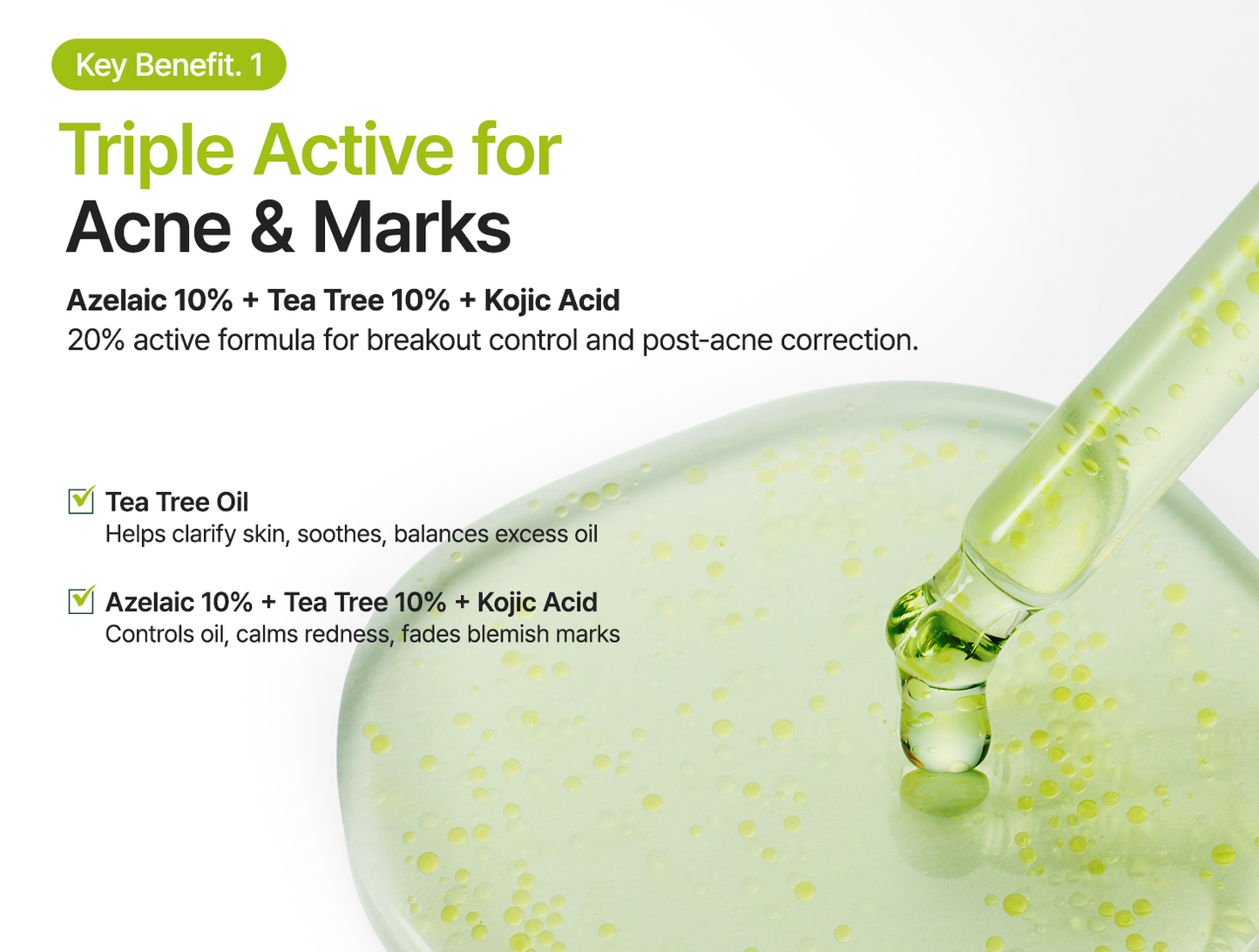 PURITO Azelaic Acid 10 Kojic Tea Tree Serum 30ml / 1.01 fl oz