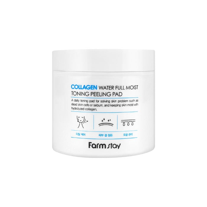 FARM STAY Collagen Water Full Moist Toning Peeling Pad 150ml * 70 Pads