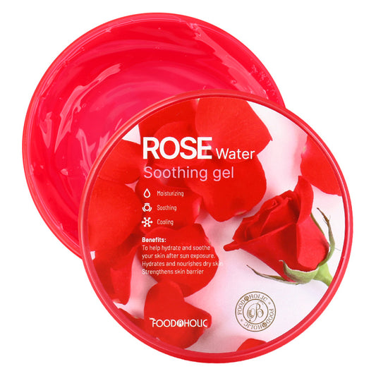 FOODAHOLIC Rose Water Soothing Gel 300ml / 10.1 fl oz