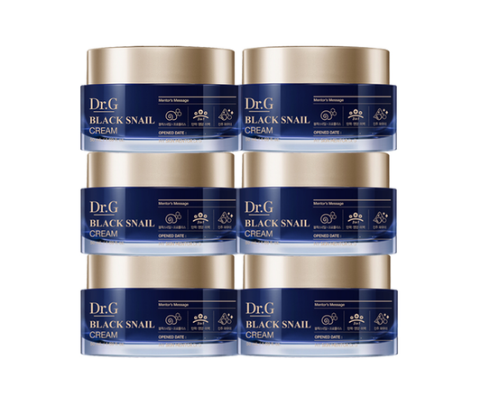 Dr.G Black Snail Cream 50ml / 1.69 fl oz X 6EA