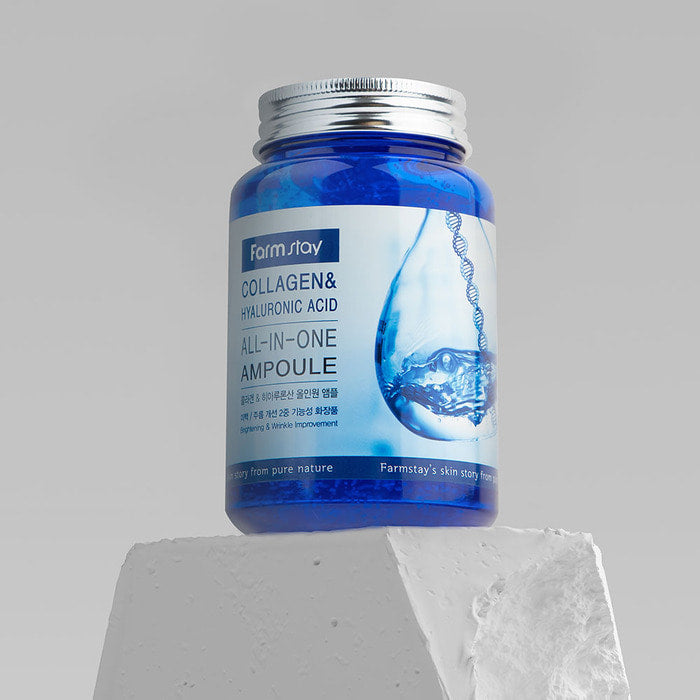 FARM STAY Collagen & Hyaluronic Acid All In One Ampoule 250ml / 8.45 fl oz