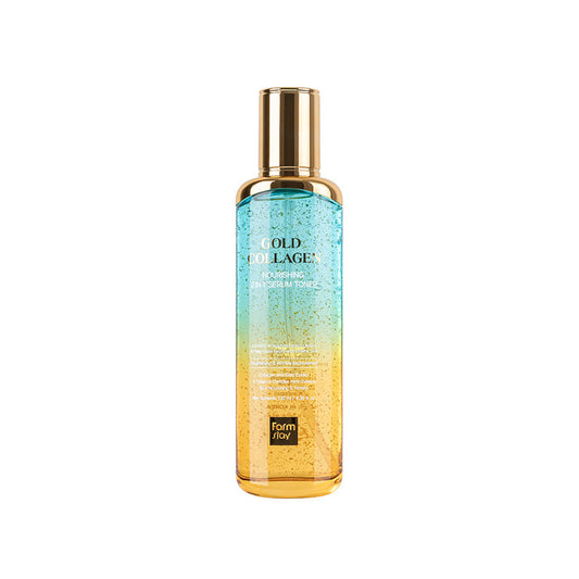 FARM STAY Gold Collagen Nourishing 2 In 1 Serum Toner 130ml / 4.39 fl oz