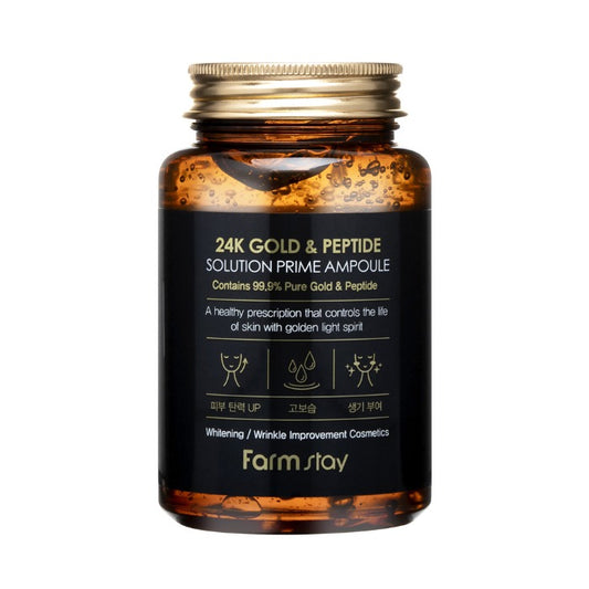 FARM STAY 24K Gold & Peptide Prime Ampoule 250ml / 8.45 fl oz