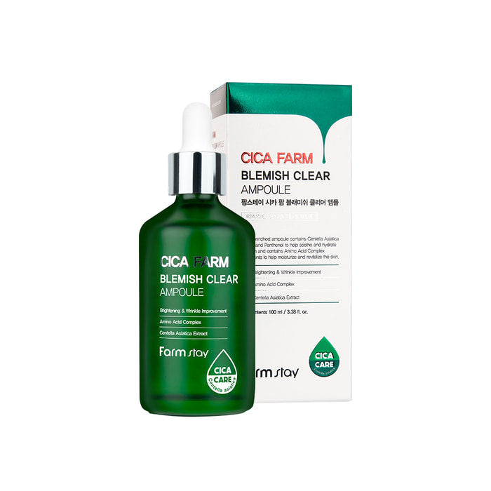 FARM STAY Cica Farm Blemish Clear Ampoule 100ml / 3.38 fl oz