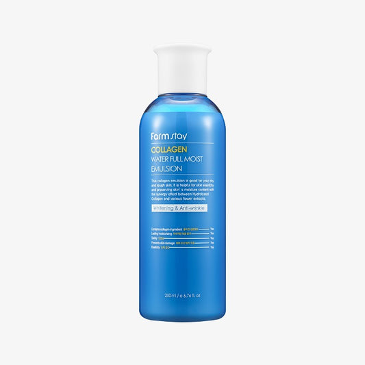FARM STAY Collagen Water Full Moist Emulsion 200ml / 6.76 fl oz