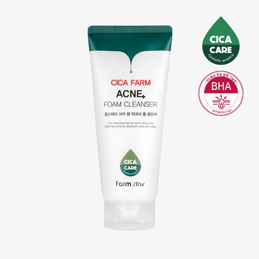 FARM STAY Cica Farm Acne Foam Cleanser 180ml / 6.08 fl oz