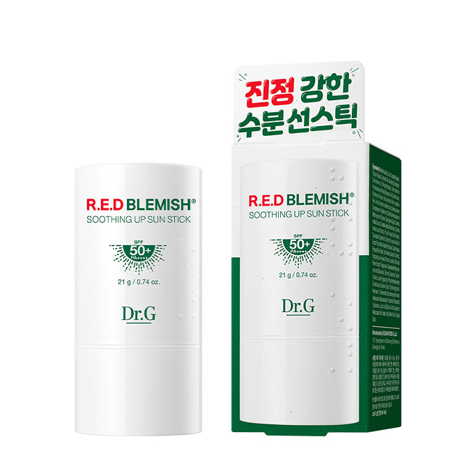 Dr.G Red Blemish Soothing Up Sun Stick SPF 50+ PA++++ – Clear, Cooling UV Protection for Sensitive Skin (21g)