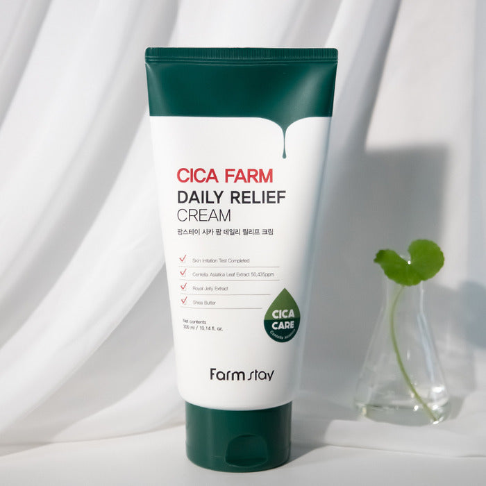 FARM STAY Cica Farm Daily Relief Cream 300ml / 10.14 fl oz