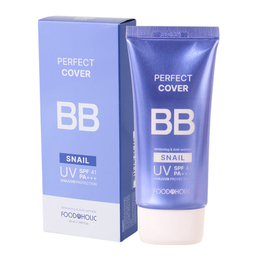 FOODAHOLIC Perfect Cover BB Cream Snail UV SPF41 PA+++ 50ml / 1.69 fl oz