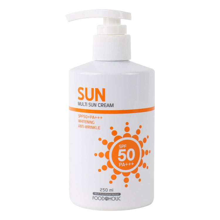 FOODAHOLIC Multi Sun Cream Whitening Anti Wrinkle SPF 50+ PA+++ 250ml / 8.45 fl oz