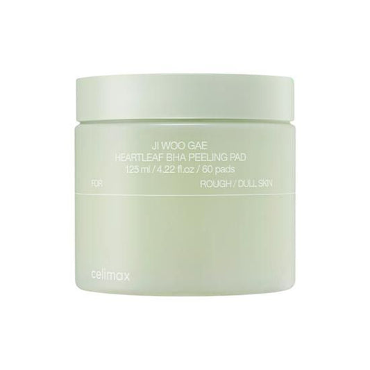 Celimax Ji Woo Gae Heartleaf BHA Peeling Pad 125ml / 4.22 fl oz * 60 Toner Pads