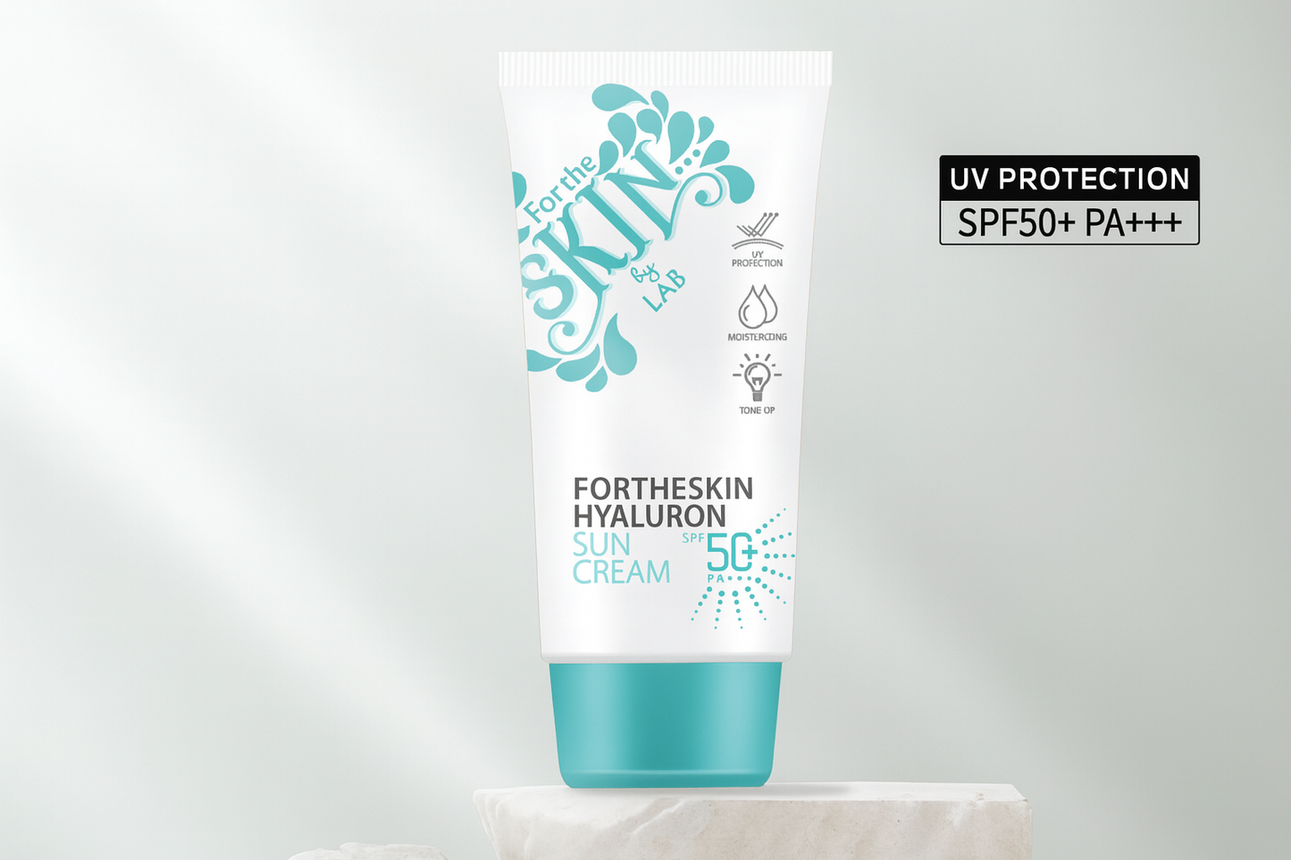 FORTHESKIN Hyaluron Sun Cream SPF50+ PA+++ | Mineral UV Shield & Moisturizing Brightening Sunscreen (70ml)