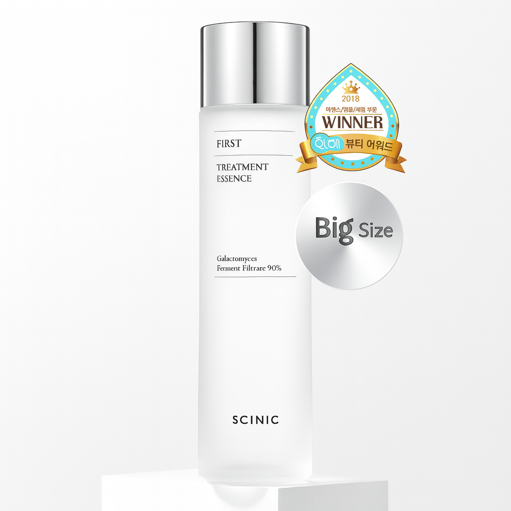 SCINIC First Treatment Essence 215ml | 90% Galactomyces Brightening & Wrinkle Care Essence