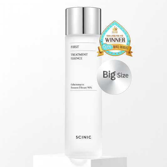 SCINIC First Treatment Essence 215ml | 90% Galactomyces Brightening & Wrinkle Care Essence