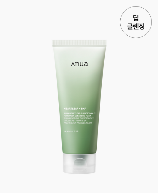 ANUA Heartleaf Quercetinol Pore Deep Cleansing Foam 150ml / 5.07 fl oz
