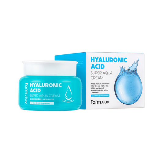 FARM STAY Hyaluronic Acid Super Aqua Cream 100ml / 3.38 fl oz